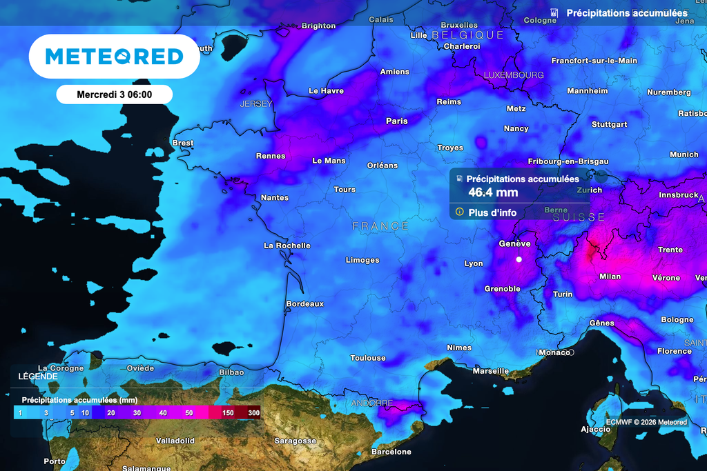 Des cumuls de pluie parfois importants cet après-midi sous les orages ! Des cumuls de pluie parfois importants cet après-midi sous les orages !