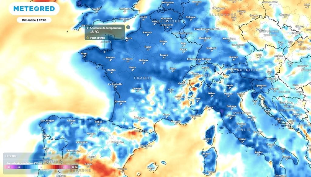 Le mois de novembre débutera avec de températures largement inférieures aux normales de saison. Le mois de novembre débutera avec de températures largement inférieures aux normales de saison.