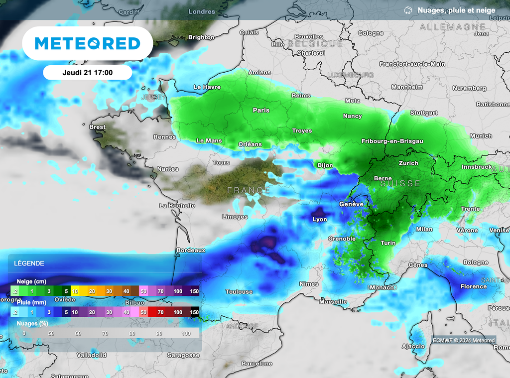 Chutes de neige prévues en fin de journée. Chutes de neige prévues en fin de journée.