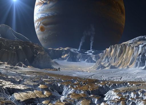 Des chercheurs ont-ils d&eacute;couvert des traces de vie sur Europe, une des lunes de Jupiter ?