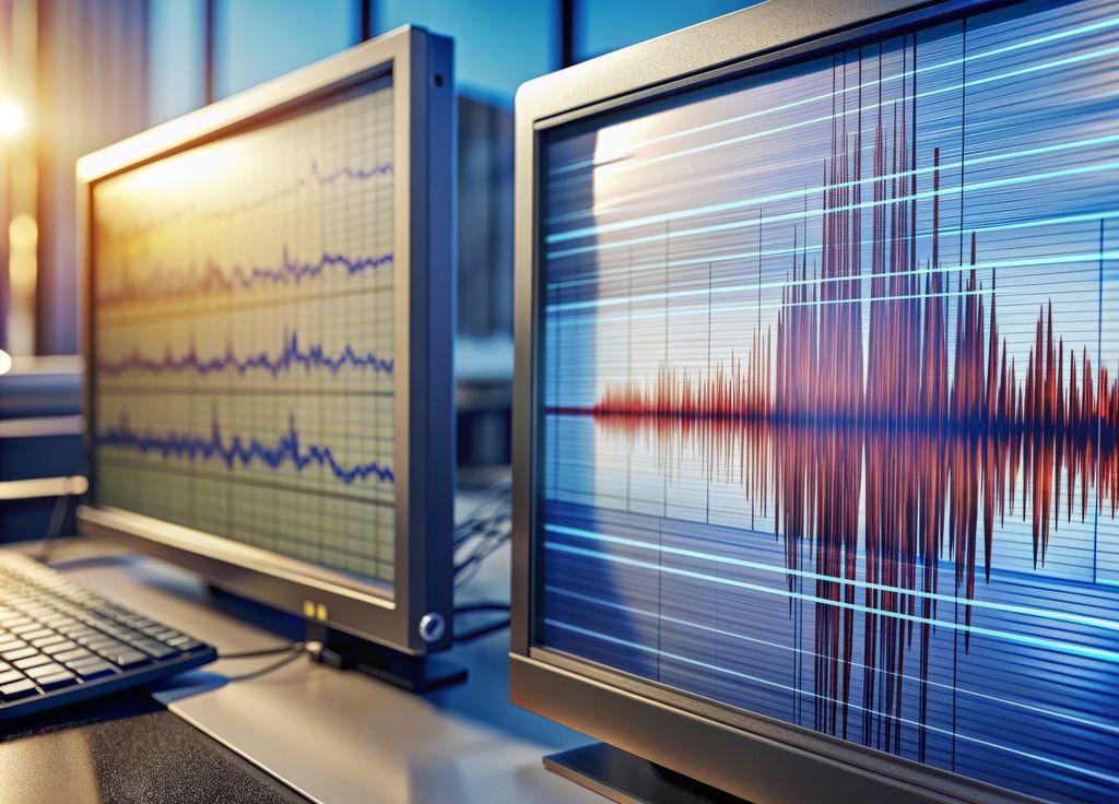 Earthquake magnitude seismograph forecast