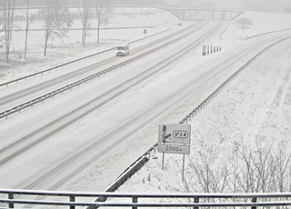 Des chutes de neige importantes en Auvergne-Rhône-Alpes : les images !