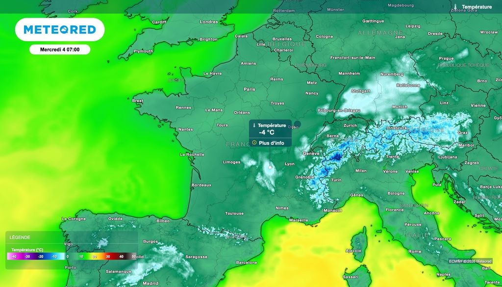Mercredi matin, le risque de gel s'étendra à près des deux tiers de la France Mercredi matin, le risque de gel s'étendra à près des deux tiers de la France