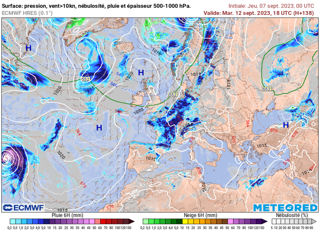 Dégradation plus étendue en prévision pour la journée de mardi.