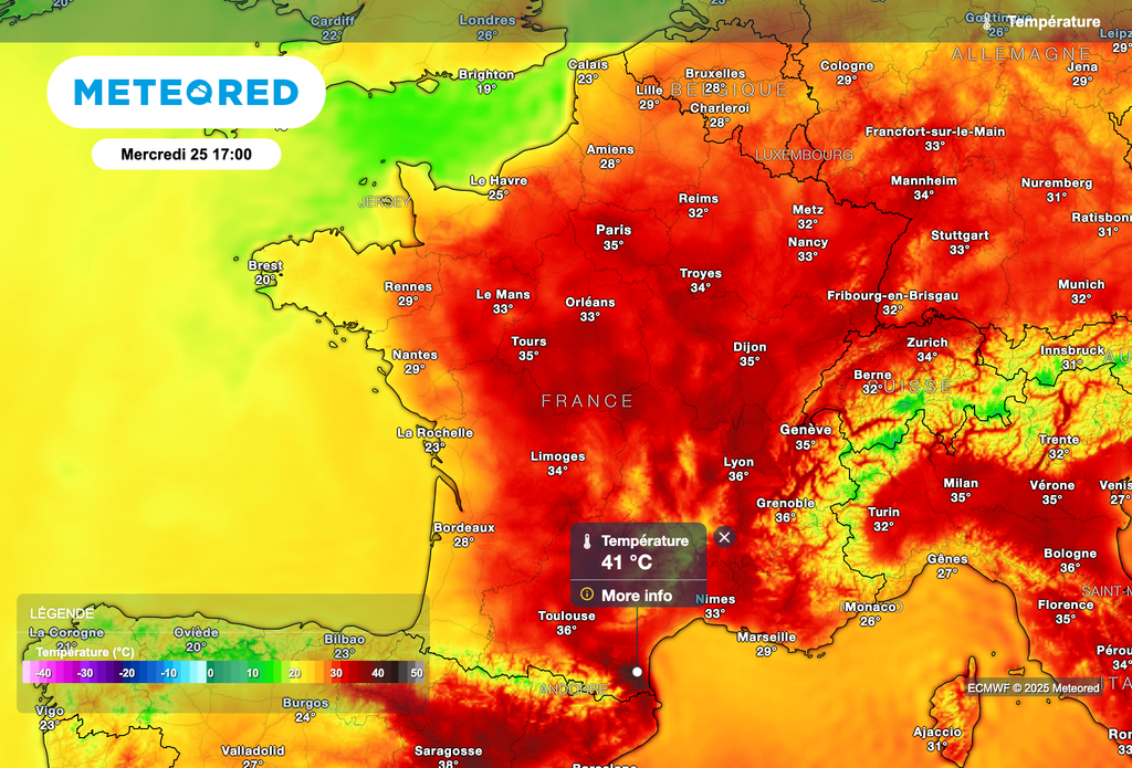 A real furnace awaited tomorrow afternoon in many regions. A real furnace awaited tomorrow afternoon in many regions. what will affected regions?