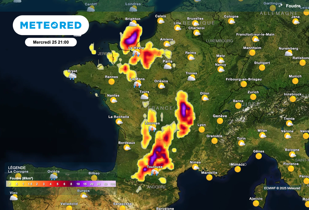 Stormy degradation expected around 9 p.m. tomorrow evening. Stormy degradation expected around 9 p.m. tomorrow evening. what will affected regions?