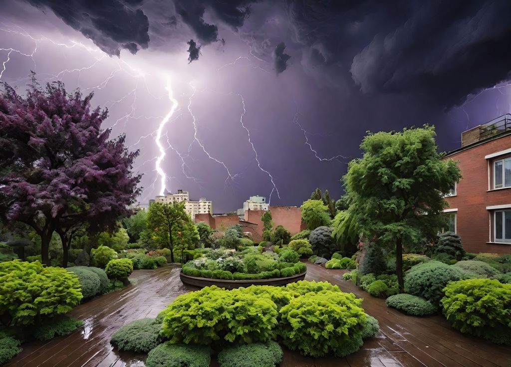L'orage arrive sur votre potager ou jardin. Ces intempéries peuvent avoir des effets sur les plantations. L'orage arrive sur votre potager ou jardin. Ces intempéries peuvent avoir des effets sur les plantations.