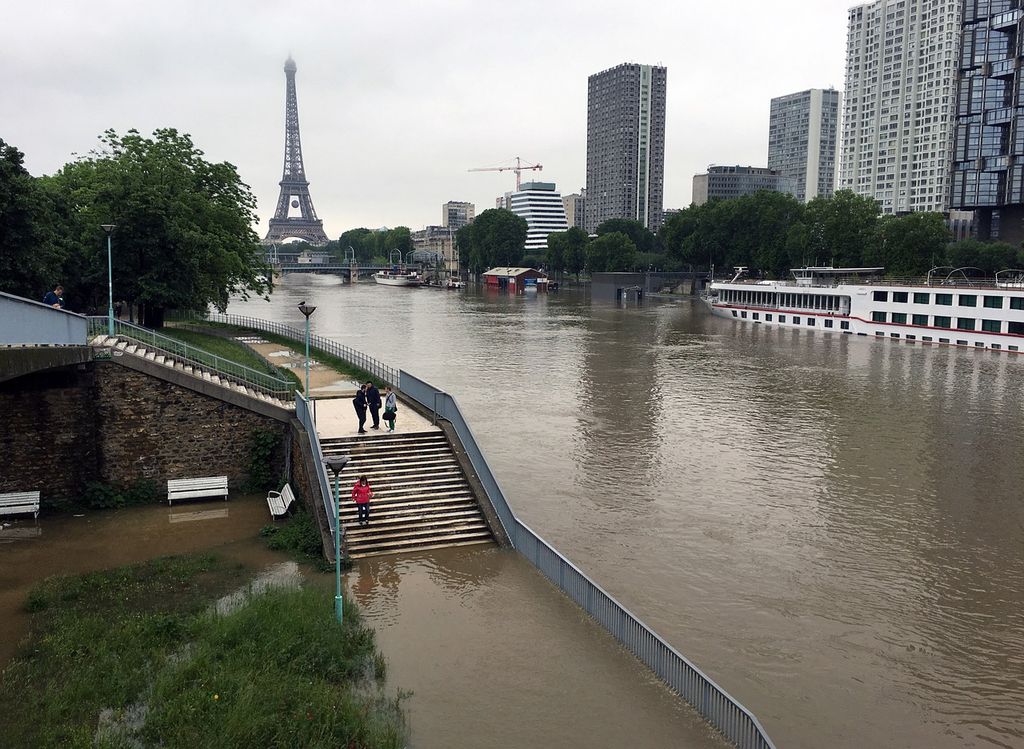 Crue de la Seine en Juin 2016