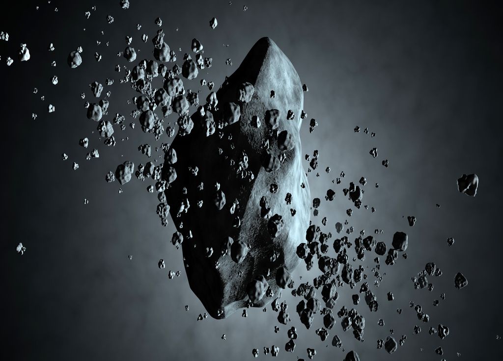 Une collision d'astéroïdes a engendré un refroidissement du climat .