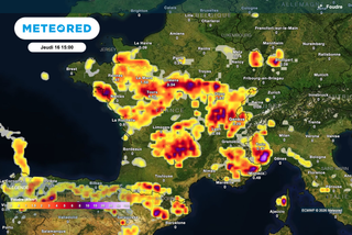 Des pr&eacute;visions m&eacute;t&eacute;o inqui&eacute;tantes : la vigilance orange aux orages localement violents &eacute;tendue &agrave; 21 d&eacute;partements