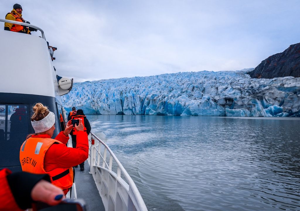 Glaciar Grey, Turistas Glaciar Grey, Turistas