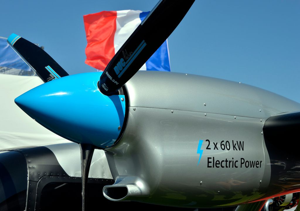 Motor eléctrico de un avión