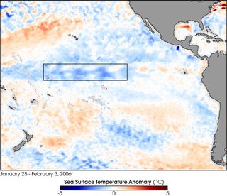 Desarrollo potencial de La Niña