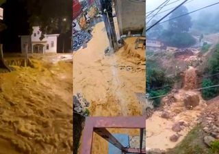 Desastre en Río de Janeiro: las fuertes lluvias provocan inundaciones y deslizamientos de tierra
