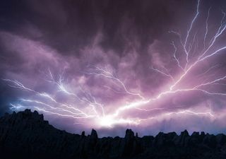 Descargas eléctricas en hojas durante las tormentas pueden afectar al aire