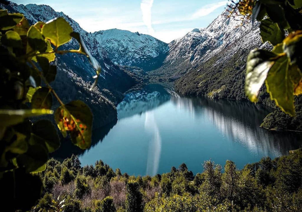 Laguna en la comuna de Santa Bárbara, Chile.