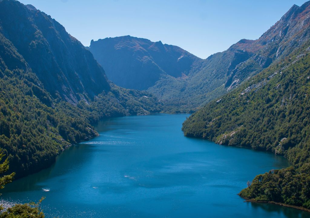 Laguna Cañicura, Santa Bárbara, Chile.