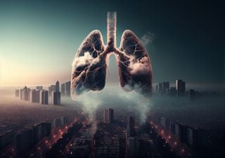 La contaminación del aire causa y favorece al cáncer de pulmón