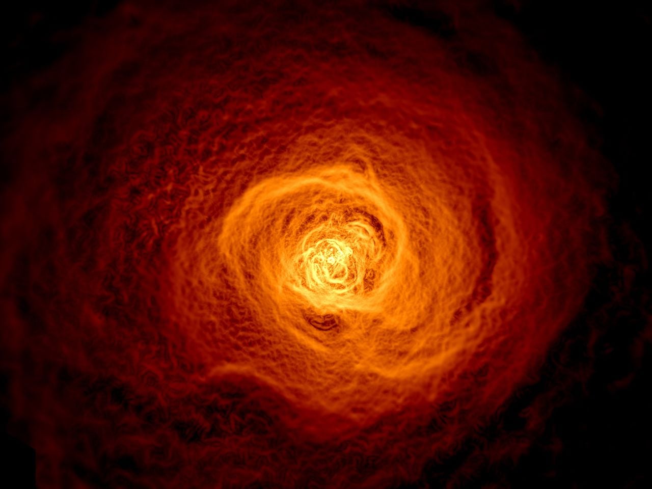 Ondas do Aglomerado de Perseu. Crédito: NASA, CXC, GSFC, Stephen Walker, et al.