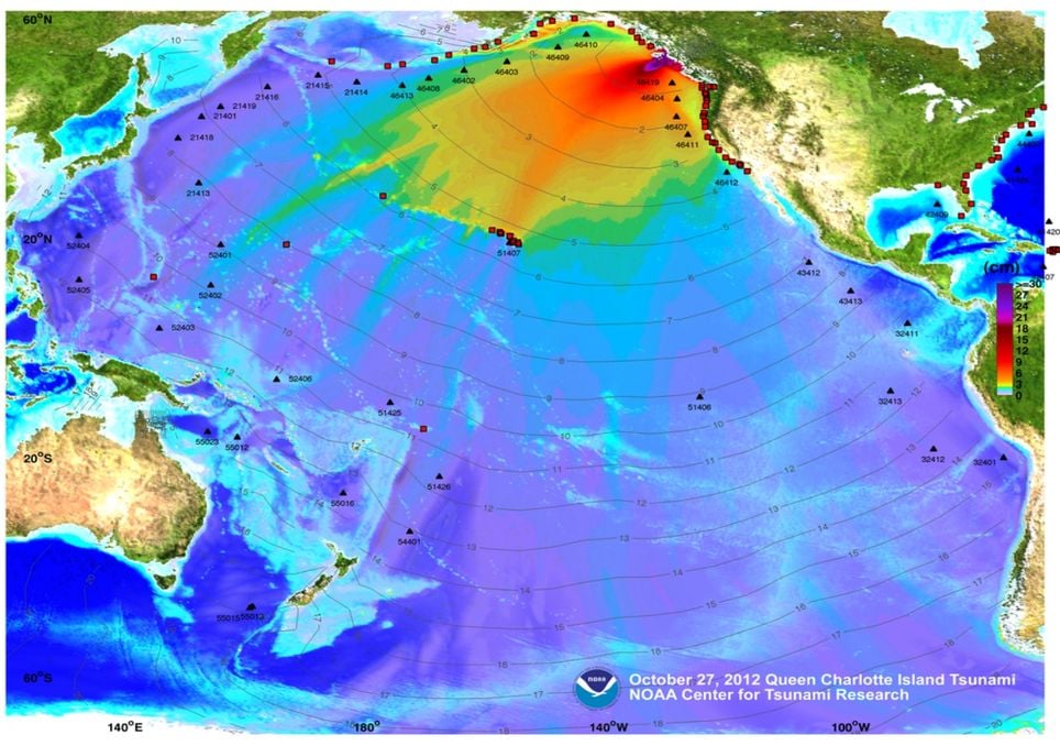 Quen Charlotte Island terremoto