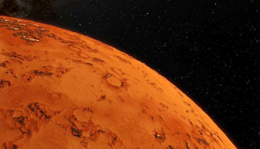 Marte planeta rojo meteorito El meteorito, conocido como Northwest Africa (NWA) 13441, fue encontrado en Argelia en 2019.