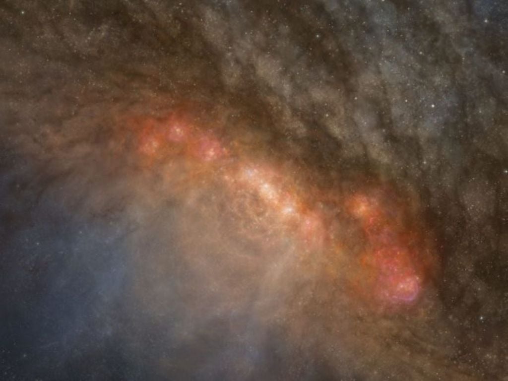 Galaxy NGC 253. Credit: ALMA/ESO