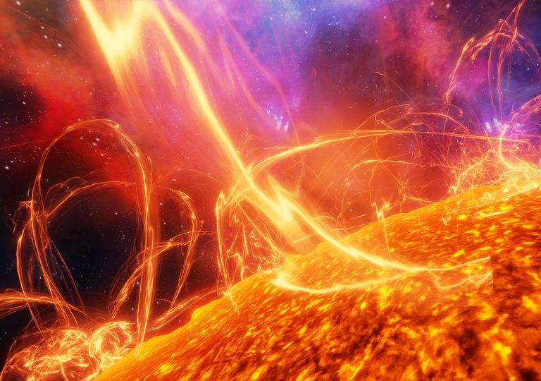 Superficie del Sol; actividad solar; terremotos solares Superficie del Sol; actividad solar; terremotos solares