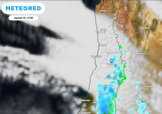 Desde el jueves un sistema frontal traerá frío y lluvias a Santiago y la Región Metropolitana