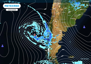 Desde este jueves 24 de julio lluvias persistentes en la Región de Biobío: Meteored pronostica 80 mm y viento de 60 km/h