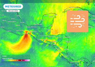 Desde hoy rachas de viento de hasta 80 km/h por evento de “Norte” en estos 3 estados