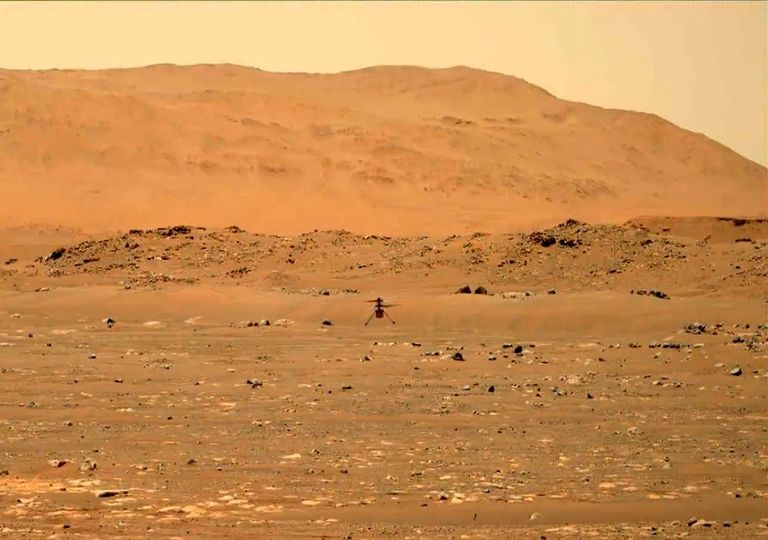 Wahnsinn: Erster Hubschrauberflug auf dem Mars! Wahnsinn: Erster Hubschrauberflug auf dem Mars!