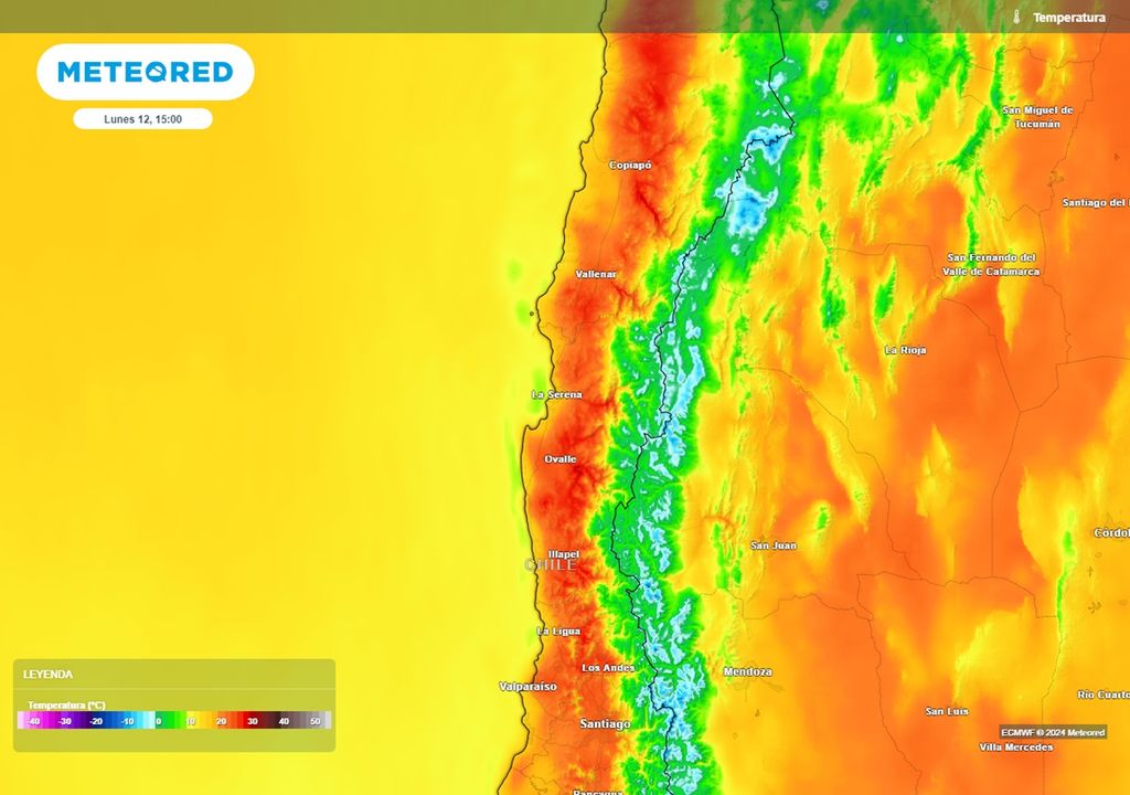 mapa de temperaturas previstas mapa de temperaturas previstas
