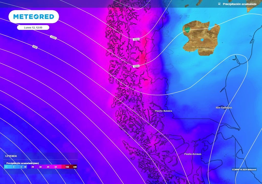mapa de Precipitación acumulada mapa de Precipitación acumulada