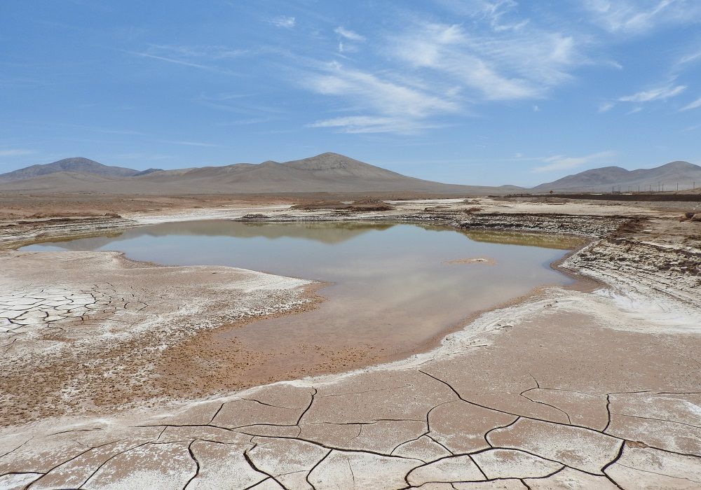 Lagunas en el desierto de Atacama