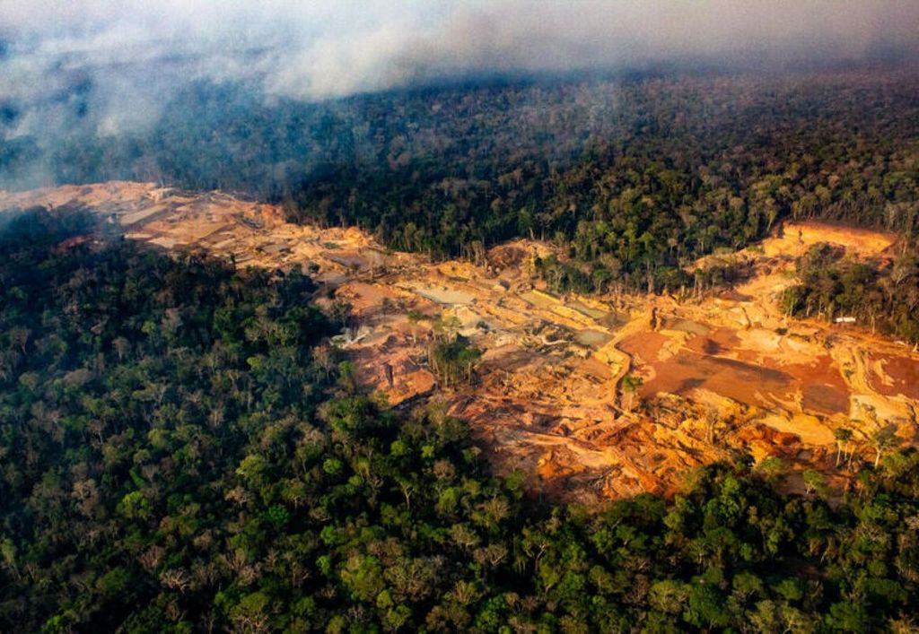 Mineração ilegal na Terra Indígena Sararé no Mato Grosso (Foto: Greenpeace) Mineração ilegal na Terra Indígena Sararé no Mato Grosso (Foto: Greenpeace)