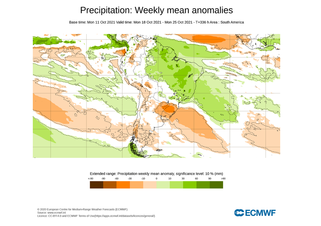mapa de anomalía de precipitación mapa de anomalía de precipitación