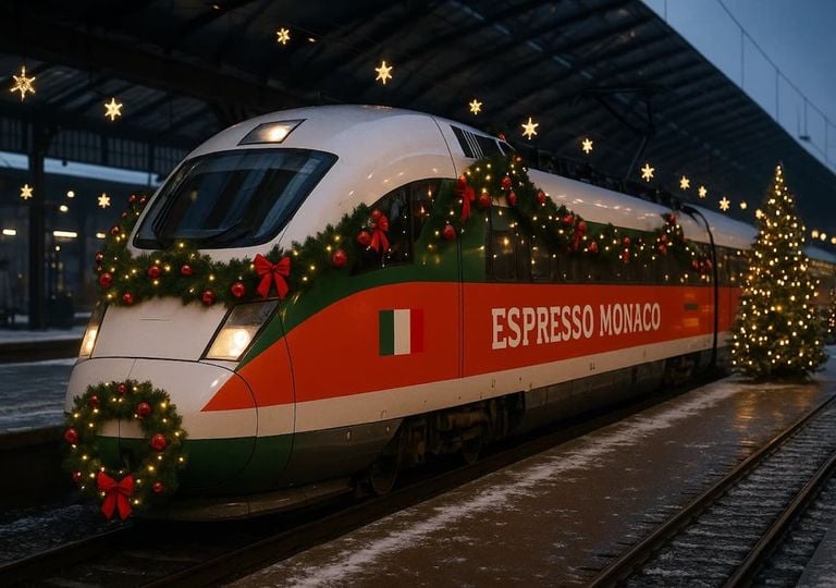 Despierta en los Alpes: el nuevo tren navideño que une Roma con los mercadillos navideños alemanes