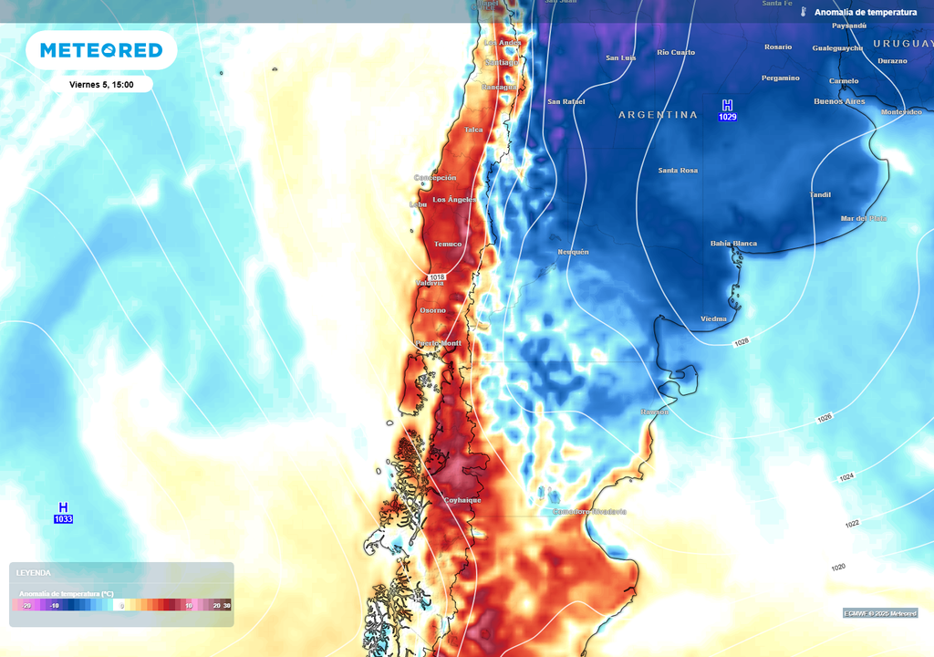 anomalía de temperaturas