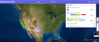 Detectadas superfuentes de metano en EE.UU.