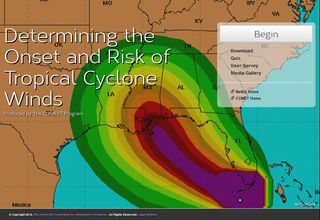 Determinación del inicio y riesgo de vientos intensos en los ciclones tropicales