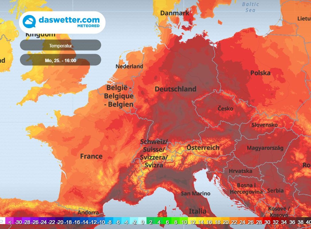 Hitzesommer heiß wetter schwitzen