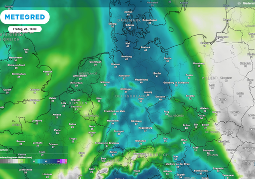 Deutschland in der Wettergefahren-Zange! Gleich zwei Gefahrenzonen mit F&ouml;hntief und Kaltfront: Vorsicht Unwetter drohen!