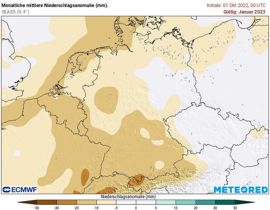 januar, ecmwf, trocken