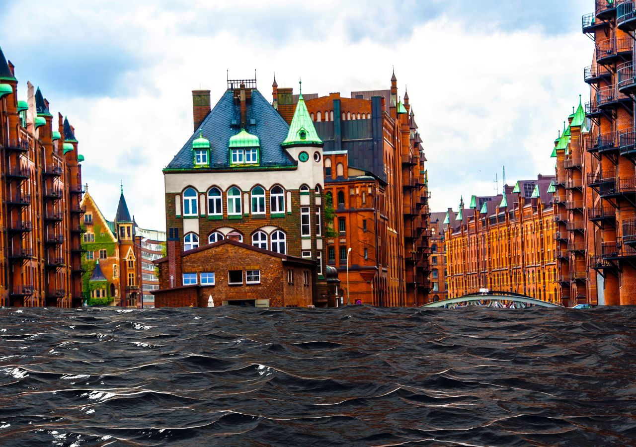 Hamburg versinkt in den Fluten des Klimawandels. Düstere Aussichten für die Hansestadt?