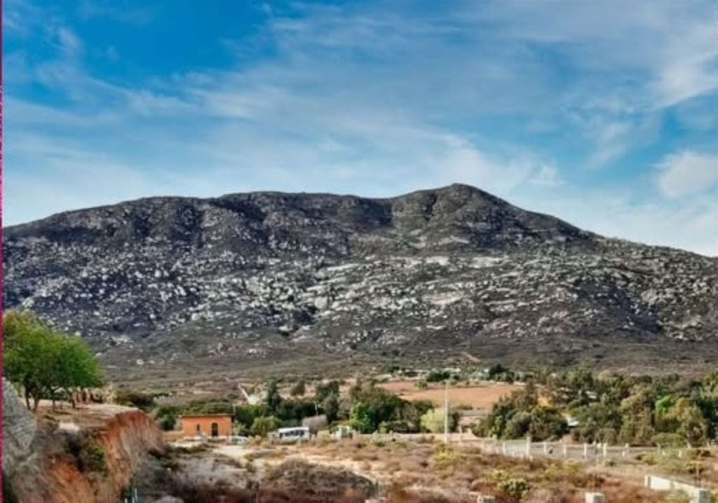 Cerro de Chuchumá, en los límites entre México y Estados Unidos. Foto cortesía Gobierno Baja California.