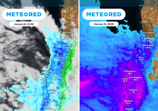 Día clave para Santiago: modelo europeo actualiza su pronóstico de lluvias, estos son los montos esperados