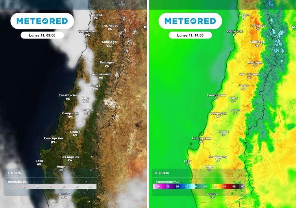 La jornada laboral comenzará con nubosidad matinal en sectores costeros, aunque las temperaturas seguirán agradables durante la tarde.