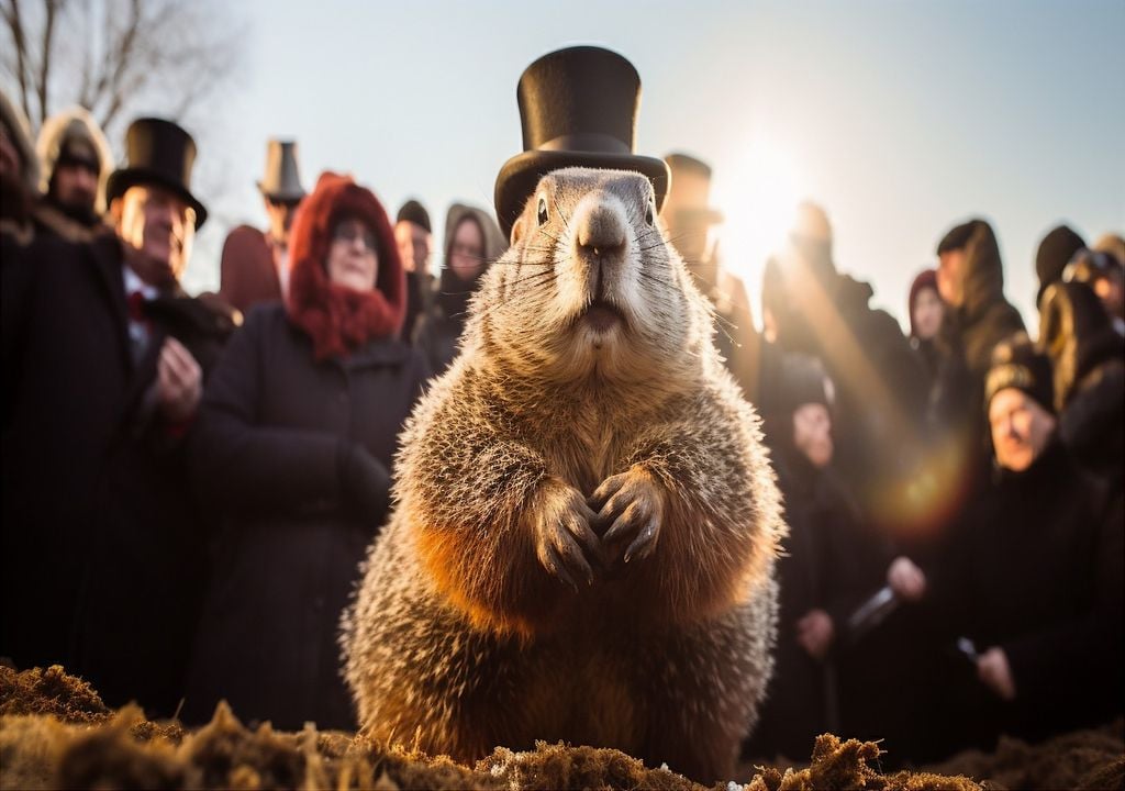La marmotte Phil est la vedette incontestée du Jour de la Marmotte de la localité de Punxsutawney, en Pennsylvanie.