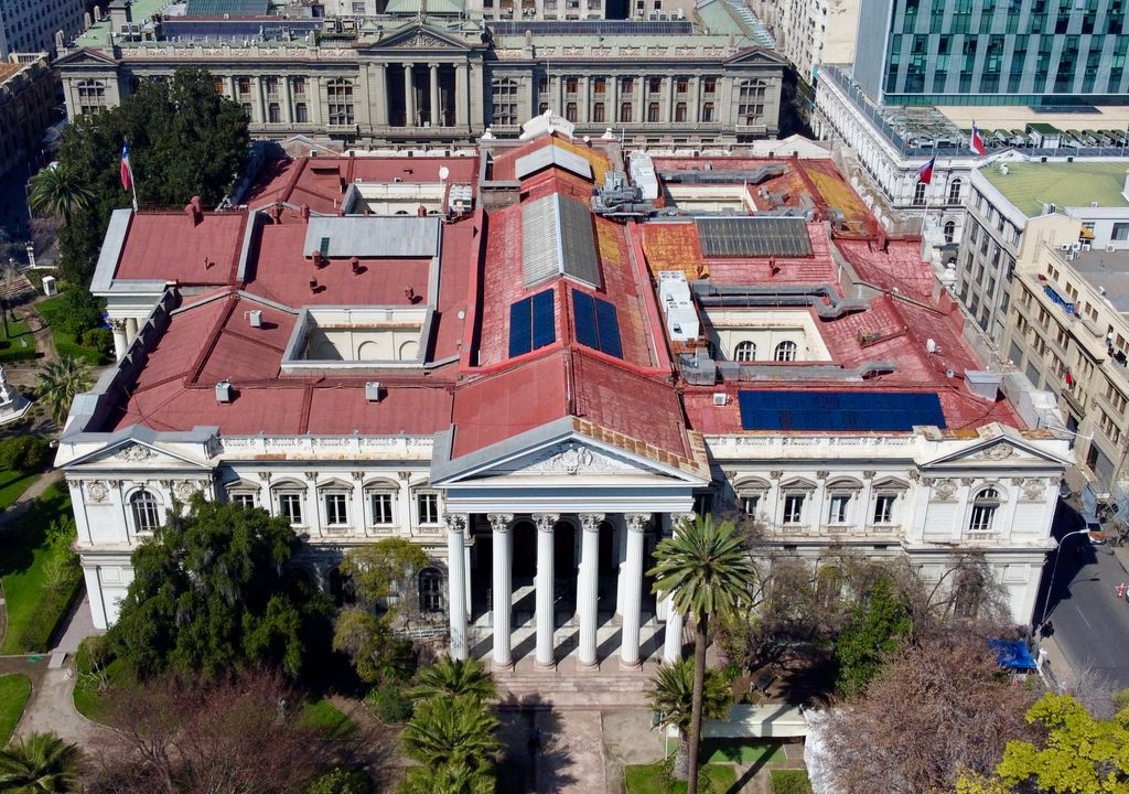 Ex Congreso Nacional de Chile en Día de los Patrimonios.