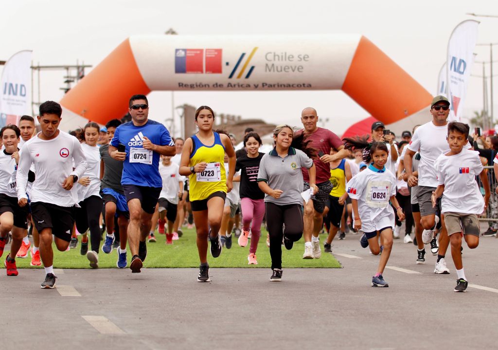 La corrida más grande de Chile en Arica. La corrida más grande de Chile en Arica.